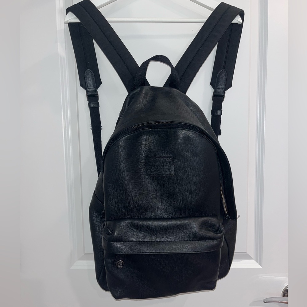Men’s Coach leather backpack